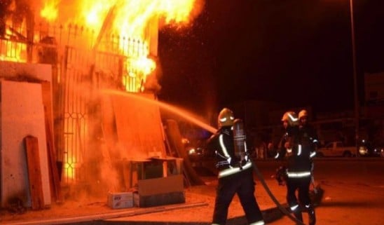 اندلع حريق داخل شركة منظفات فى حدائق الاهرام