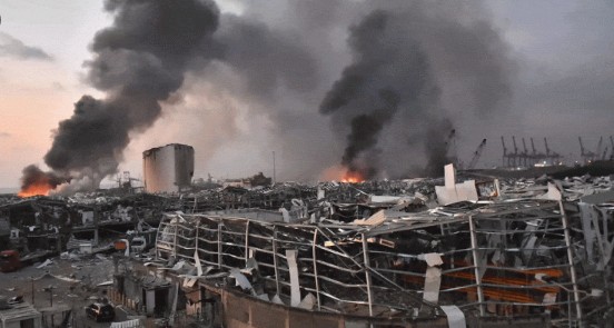 مرفأ بيروت يشهد حريق جديد